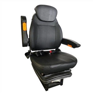 Heavy Duty Machinery Seat with Headrest